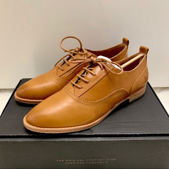 Frye Grace CVO Oxford Flat Tobacco - Picture 8 of 14
